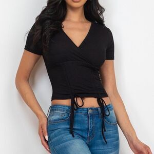 Ruched Crop Top